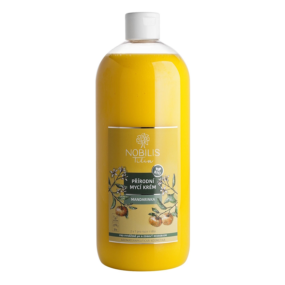 NOBILIS TILIA Přírodní mycí krém mandarinka 1000 ml