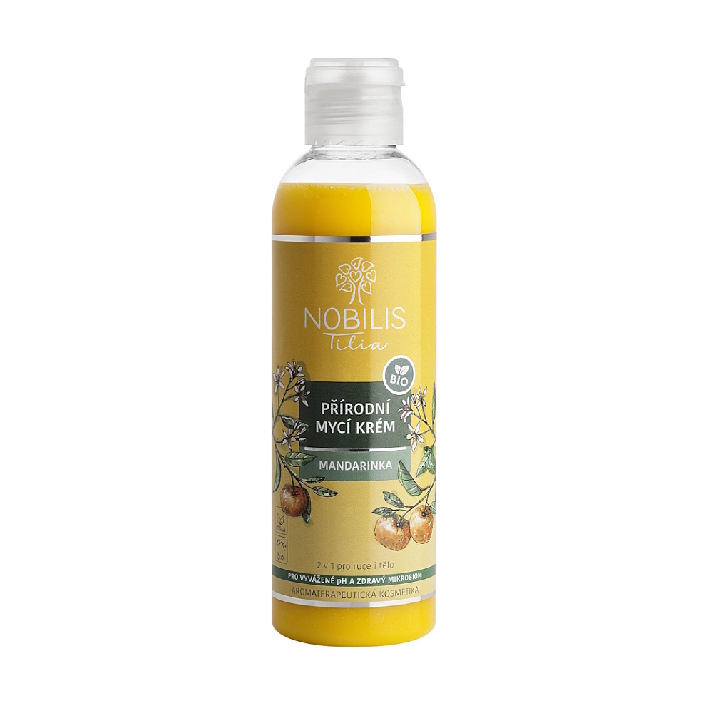 NOBILIS TILIA Přírodní mycí krém mandarinka 200 ml