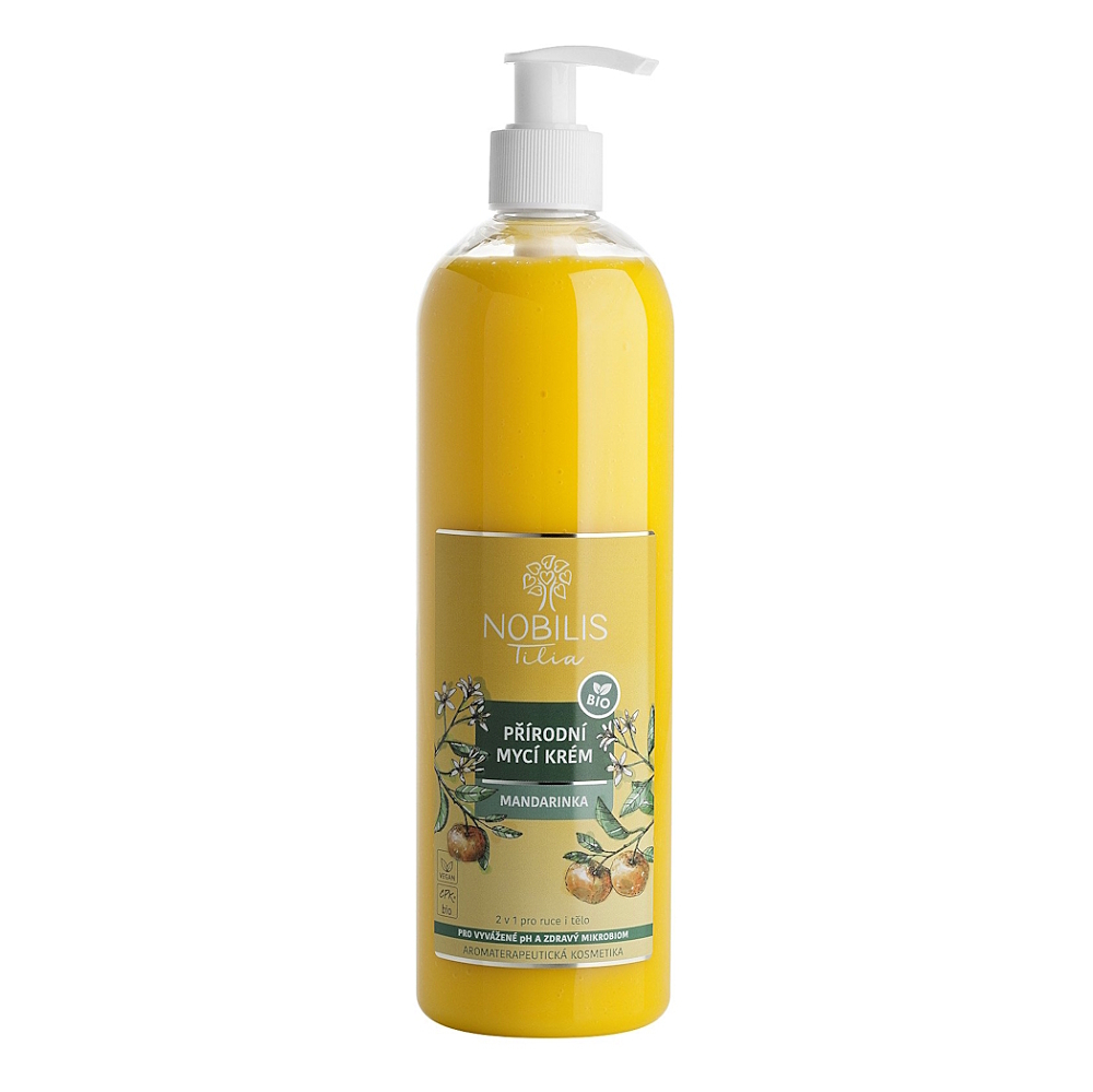 NOBILIS TILIA Přírodní mycí krém Mandarinka 500 ml