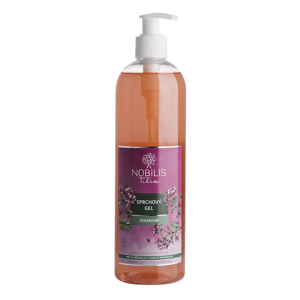 NOBILIS TILIA Sprchový gel geranium 500 ml
