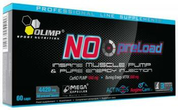 NO preLoad, NO systém, 60 kapslí, Olimp ()