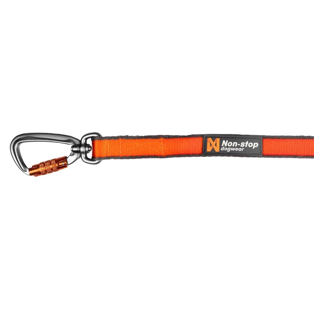 Levně NON-STOP Dogwear Move leash vodítko pro psy oranžová 1 ks, Tloušťka vodítka (mm): 15