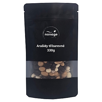 NONAGE Arašídy tříbarevné 330 g (Arašídy) - Sladké