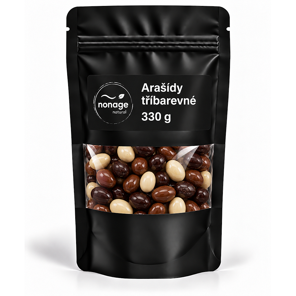 NONAGE Arašídy tříbarevné 330 g