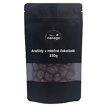 NONAGE Arašídy v mléčné čokoládě 330 g (Arašídy) - Sladké
