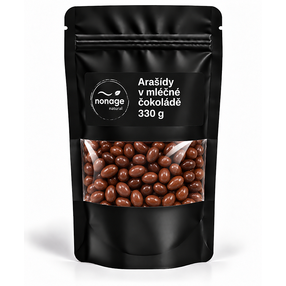 NONAGE Arašídy v mléčné čokoládě 330 g