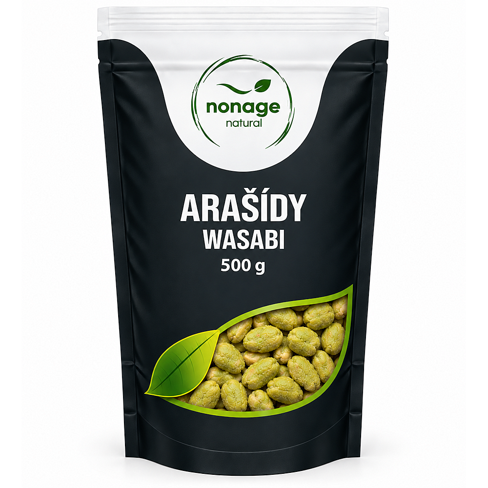 NONAGE Arašídy wasabi 750 g