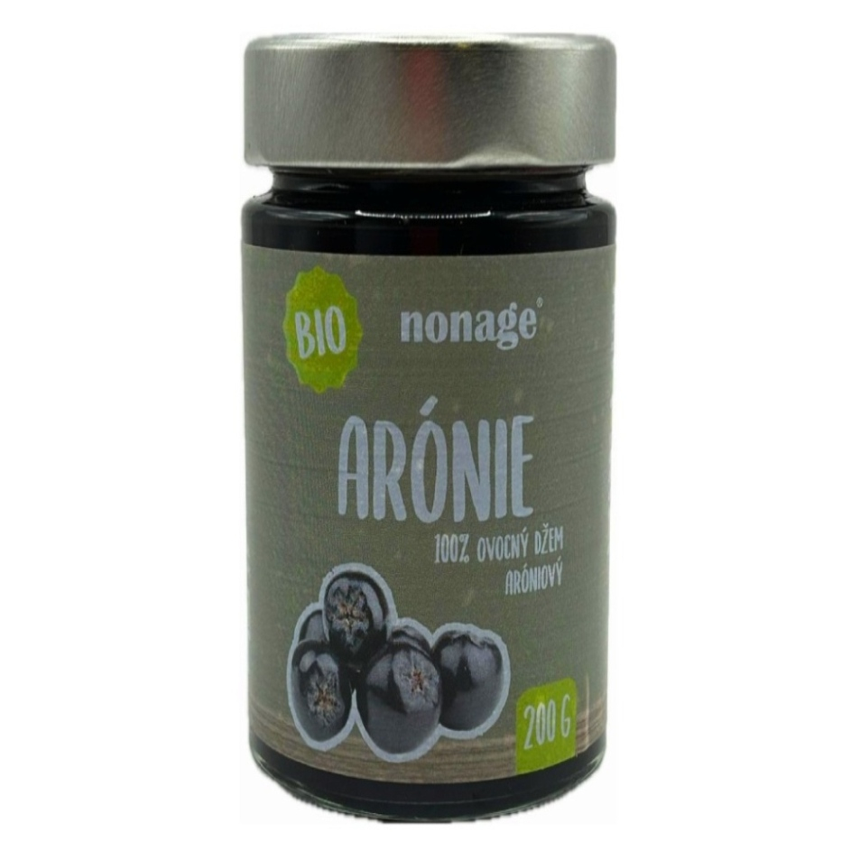 Levně NONAGE Aróniový ovocný džem BIO 200 g