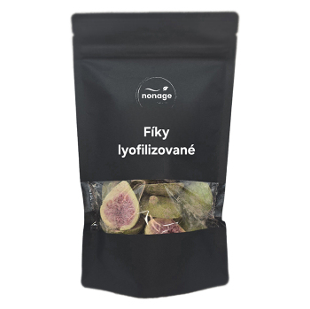 NONAGE Fíky půlky lyofilizované 80 g (Datle a fíky) - Přírodní, Jednosložkové, Lyofilizované