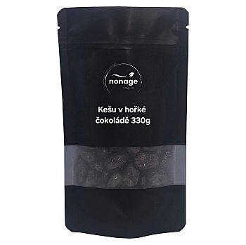 NONAGE Kešu v hořké čokoládě 330 g (Kešu jádra) - Sladké