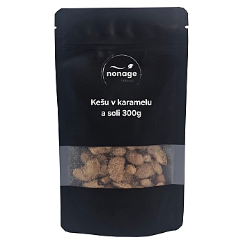 NONAGE Kešu v karamelu a soli 300 g (Kešu jádra) - Sladké, Slané, Pražené