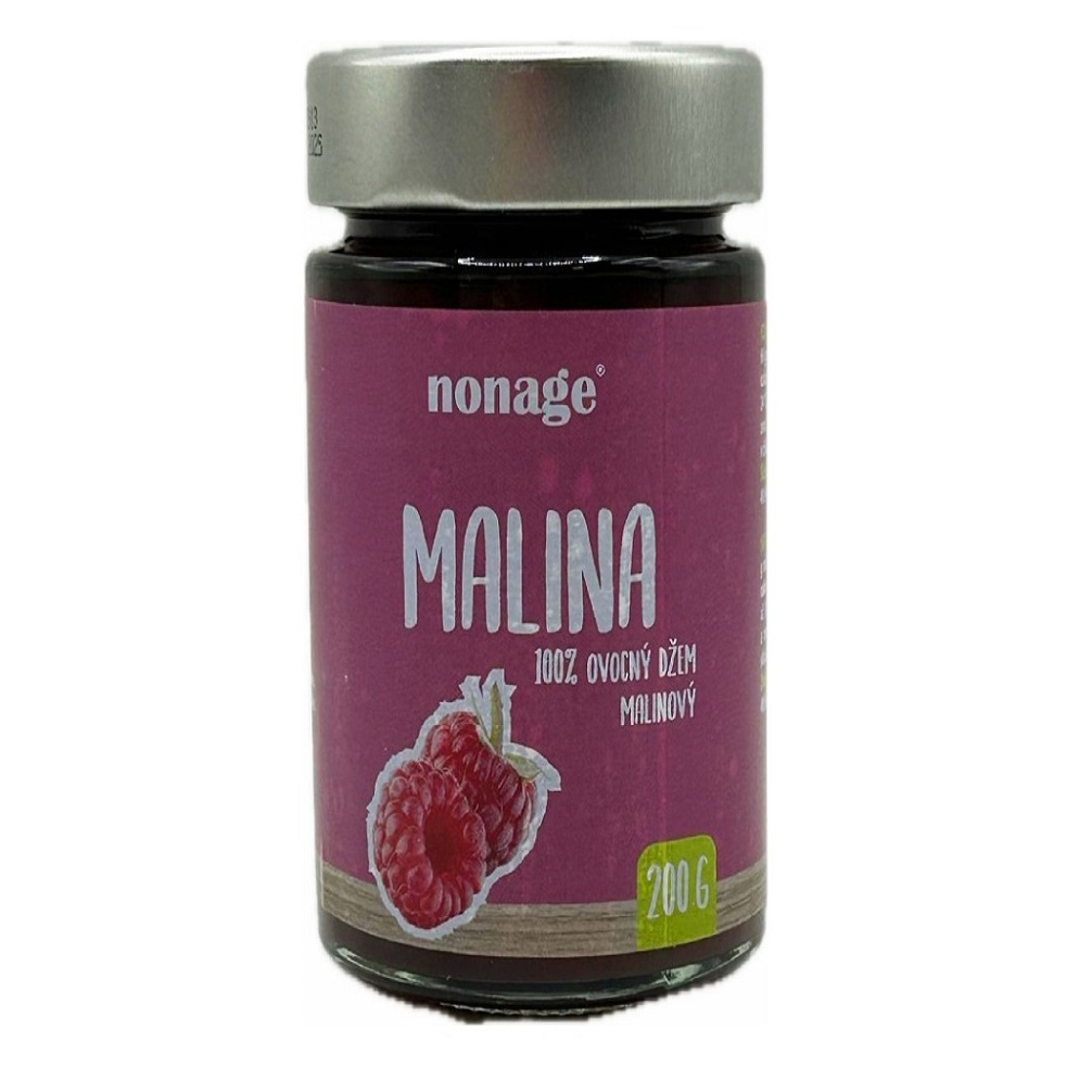 Levně NONAGE Malinový ovocný džem 200 g
