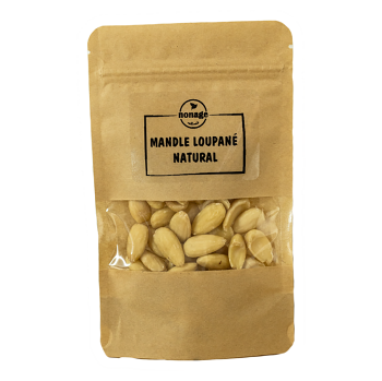NONAGE Mandle loupané natural 750 g (Mandle) - Jednodruhové