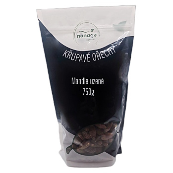 NONAGE Mandle uzené solené 750 g (Mandle) - Slané, Jednodruhové