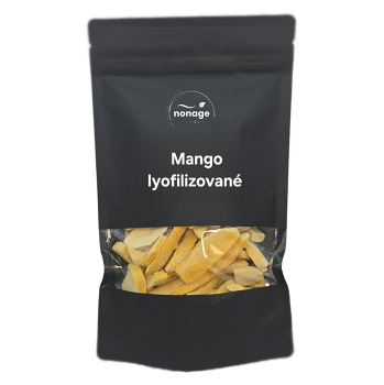 NONAGE Mango plátky lyofilizované 80 g (Různorodé ovoce) - Přírodní, Jednosložkové, Lyofilizované