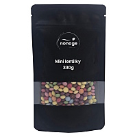 NONAGE Mini lentilky s přírodním barvivem 330 g