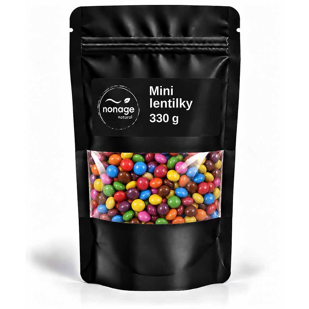 NONAGE Mini lentilky s přírodním barvivem 330 g