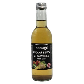 NONAGE Ovocná štáva se zázvorem a limetkou 250 ml, expirace 14.01.2026 (Džusy, mošty, smoothies) - Přírodní