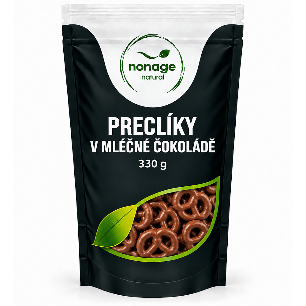 NONAGE Preclíky v mléčné čokoládě 330 g