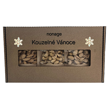 NONAGE Vánoční set solené ořechy 300 g (Ořechové směsi) - Slané