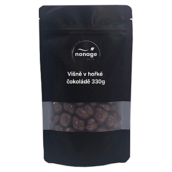 NONAGE Višně v hořké čokoládě 330 g (Sušené višně) - Vícesložkové