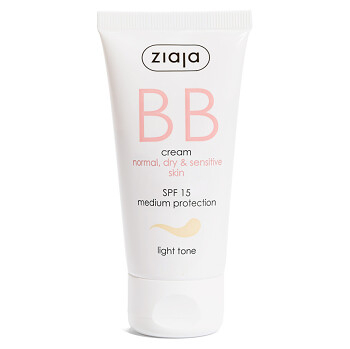 ZIAJA BB krém pro normální a suchou pleť SPF 15 Light Tone 50 ml