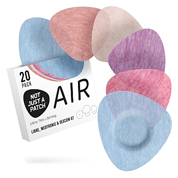 NOT JUST A PATCH Air náplast k CGM senzorům multicolor 20 kusů (Ochrana senzoru)