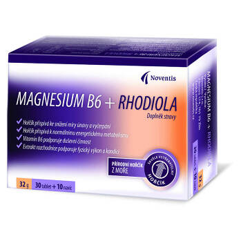 NOVENTIS Magnesium B6 + Rhodiola 30+10 tablet