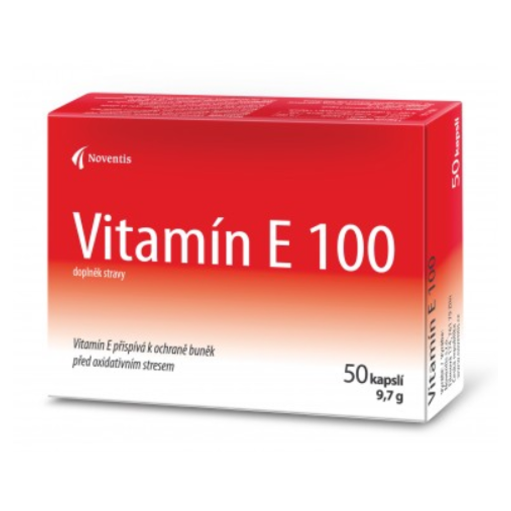 E-shop NOVENTIS Vitamín E 100 mg 50 kapslí