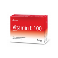 NOVENTIS Vitamín E 100 mg 50 kapslí