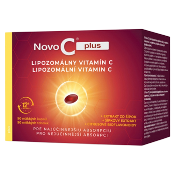 NOVO C Plus měkké 90 tobolek (Vitamín C) - Vícesložkové, Lipozomální, Postupné uvolňování