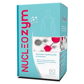 NUCLEOZYM Komplex nukleotidů a enzymů 60 kapslí (Lyzáty, enzymy, nukleotidy) - Vícesložkové