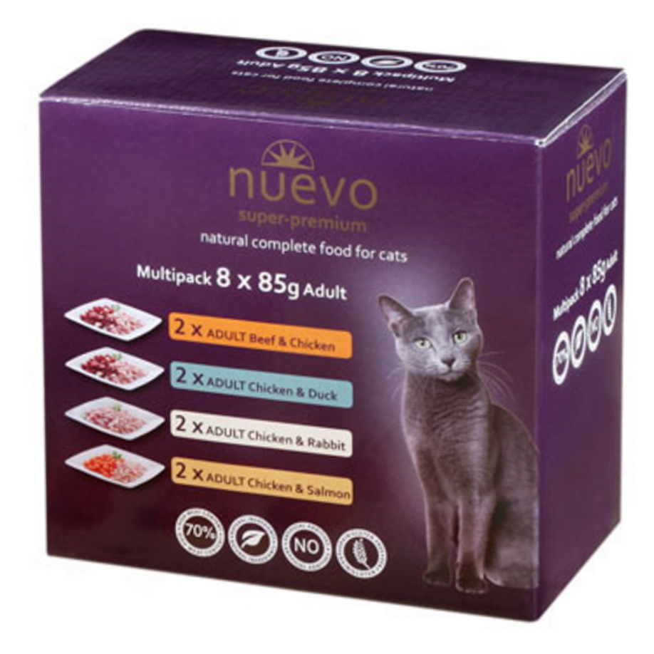 E-shop NUEVO kočka kapsa Adult Multipack 8x85 g