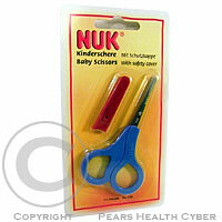 NUK-Dětské nůžky s ochranným obalem 1ks