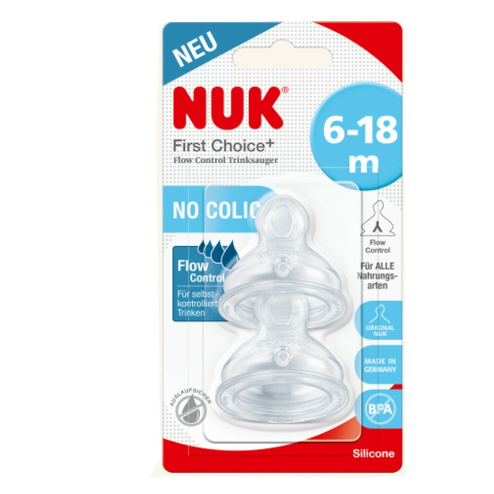 E-shop NUK FC+ Flow Control savička 6-18m 2 ks