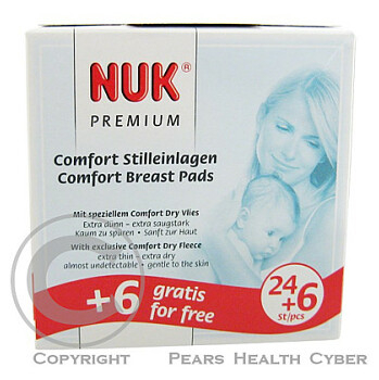 NUK-Prsní polštářky Comfort 24ks 252063