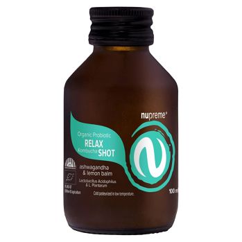 NUPREME Kombucha relax shot BIO 100 ml (Kombucha nápoje) - Přírodní, BIO