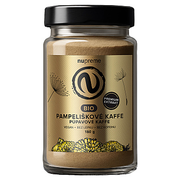 NUPREME Pampeliškové kaffe 180 g BIO (Instantní káva) - BIO, Směsi kávy
