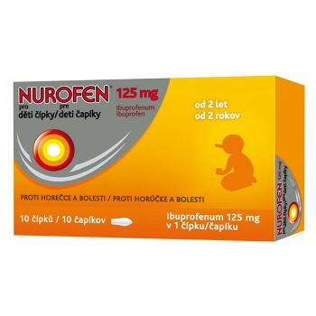 NUROFEN čípky pro děti 10 x 125 mg