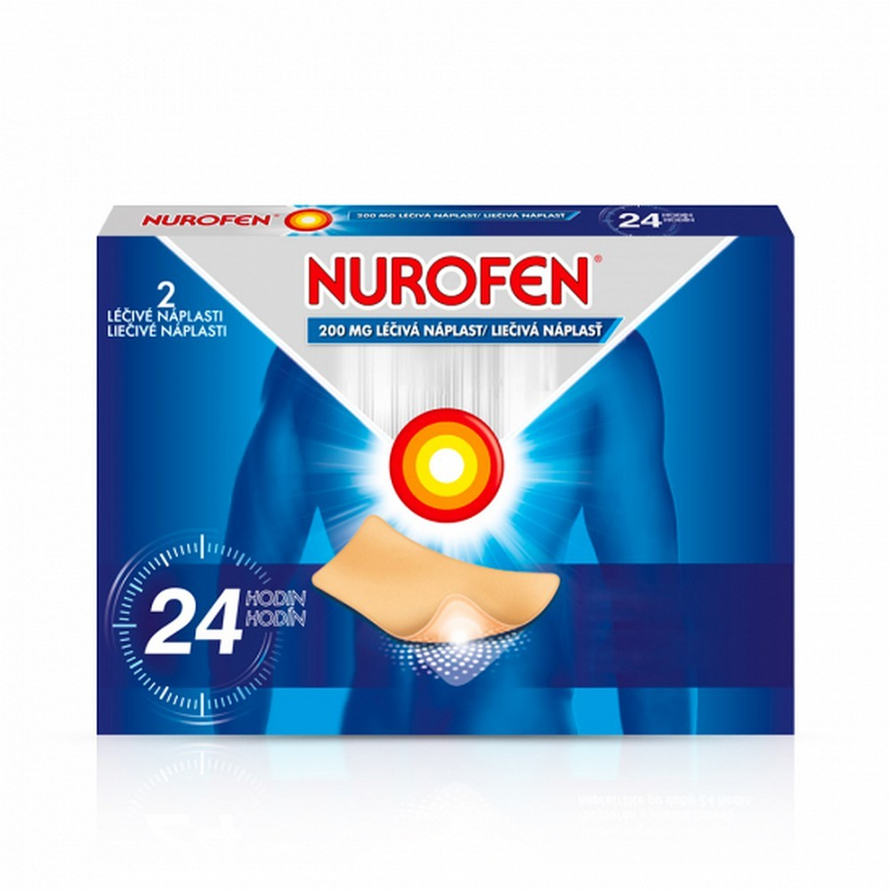 E-shop NUROFEN Léčivé náplasti 200 mg 2 ks