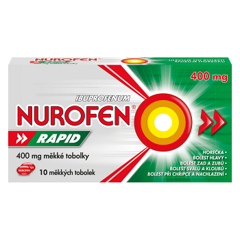 NUROFEN Rapid 400 mg 10 měkkých tobolek