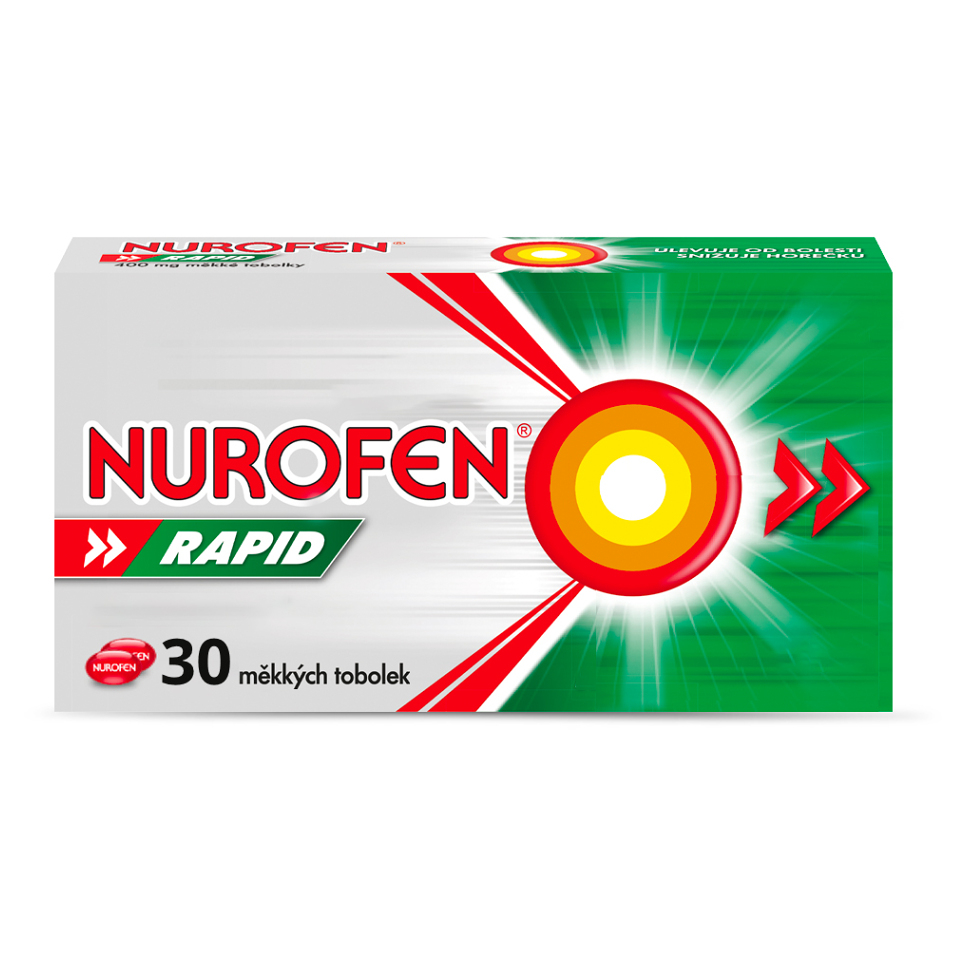 Levně NUROFEN Rapid 400 mg 30 měkkých tobolek