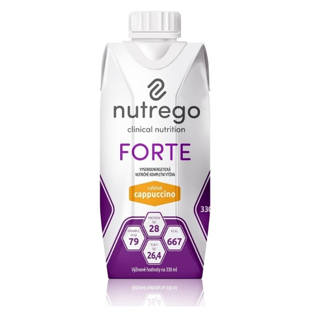 E-shop NUTREGO FORTE Výživa cappuccino 12x 330 ml