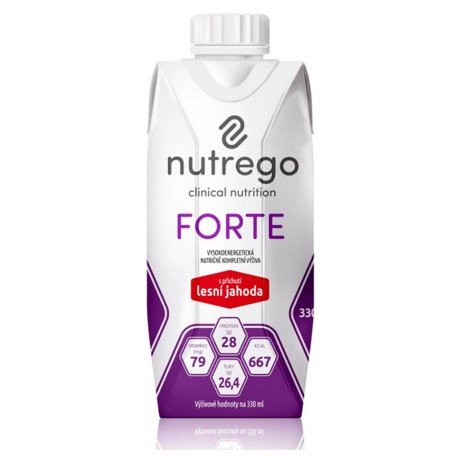 E-shop NUTREGO FORTE Výživa lesní jahoda 12 x 330 ml
