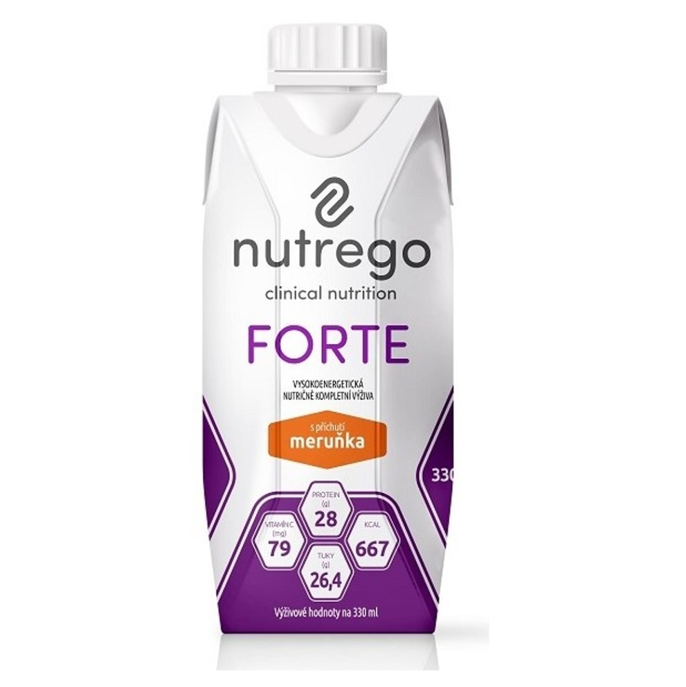 E-shop NUTREGO FORTE Výživa meruňka 12 x 330 ml