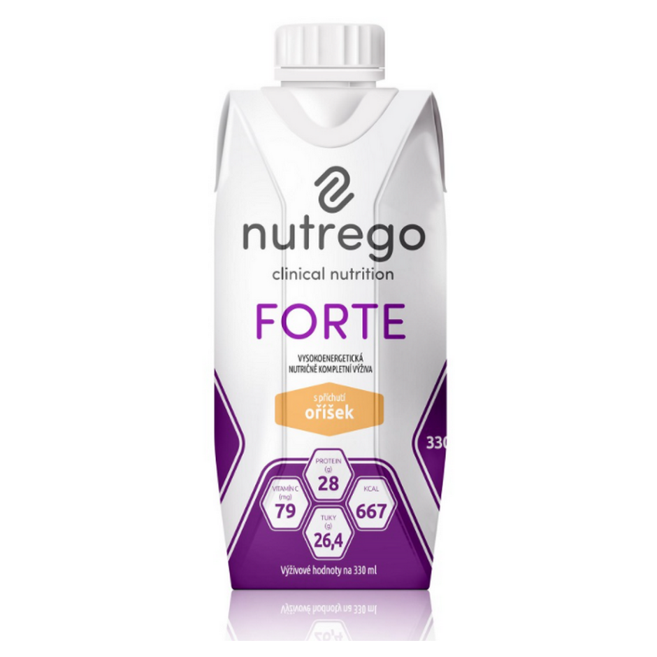 E-shop NUTREGO FORTE Výživa oříšek 12 x 330 ml