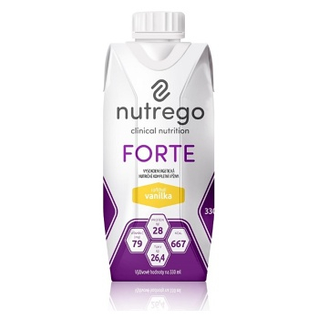 NUTREGO FORTE Výživa vanilka 12 x 330 ml