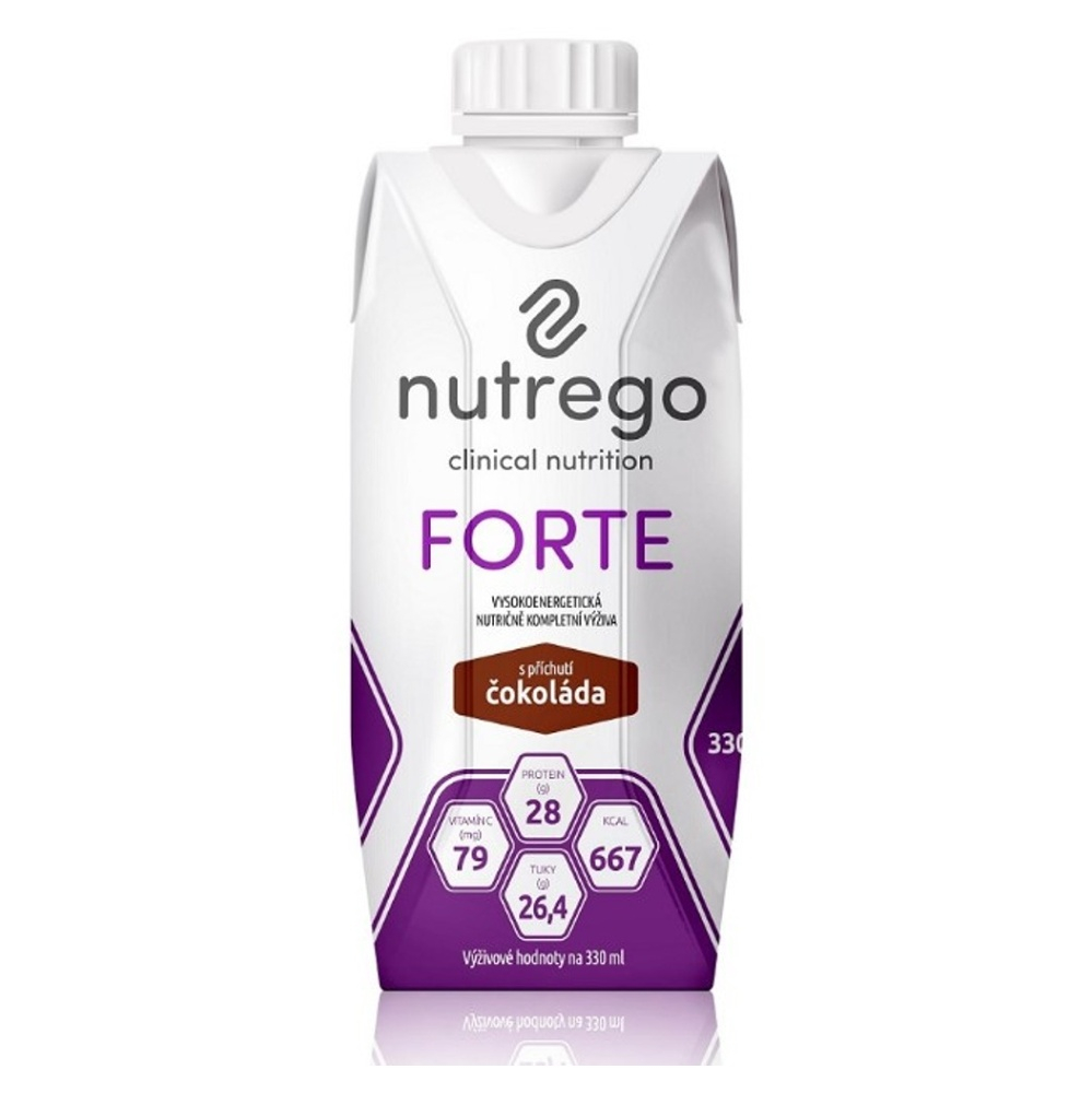 E-shop NUTREGO FORTE Výživa čokoláda 12 x 330 ml