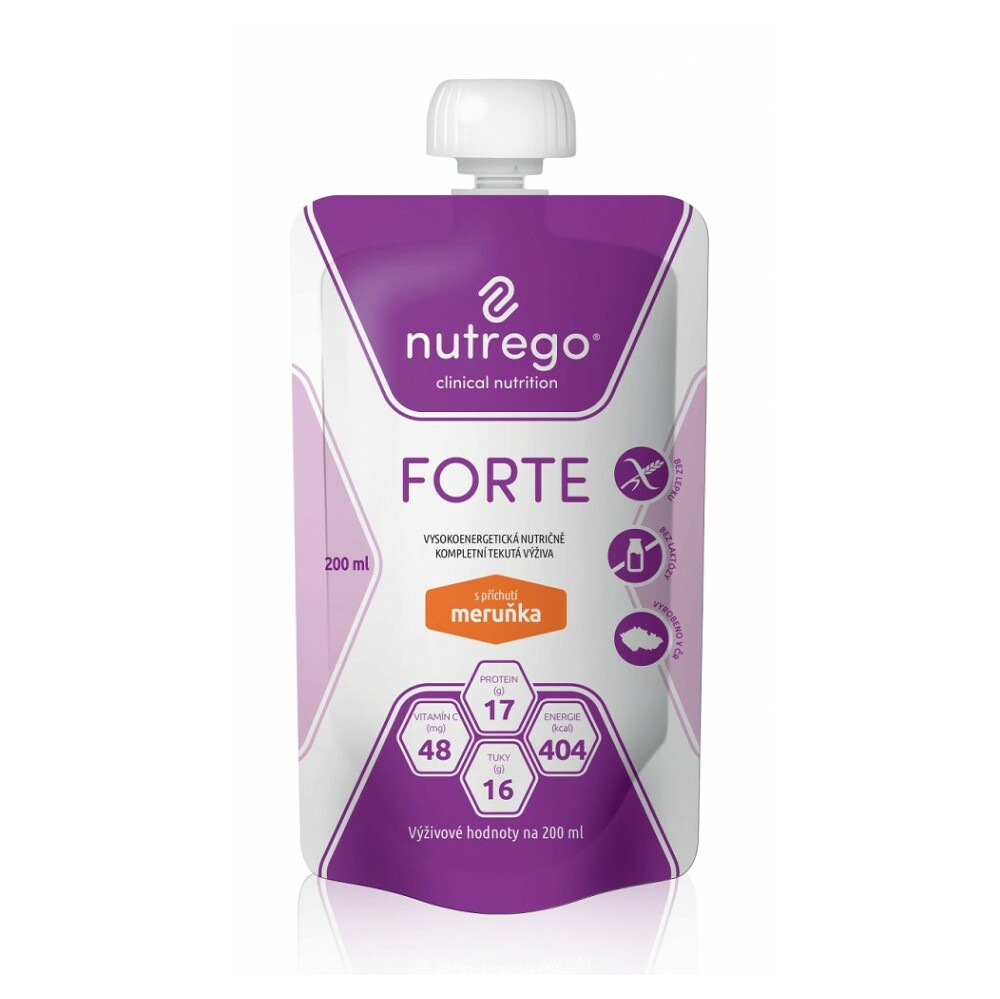 E-shop NUTREGO FORTE Výživa meruňka 12 x 200ml