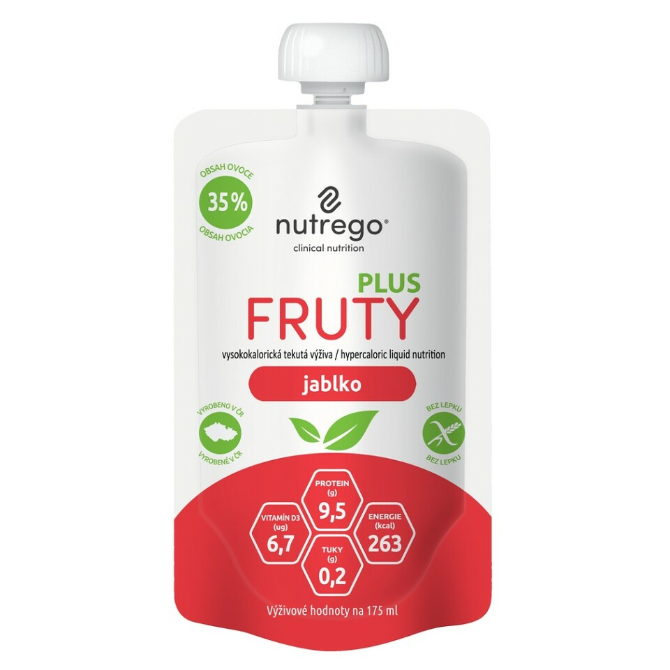 E-shop NUTREGO Fruty plus výživa jablko 4 x 175 ml